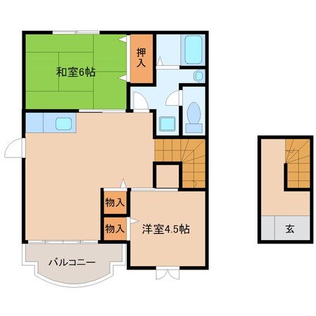 グリーンヒルズ（野々井）の物件間取画像